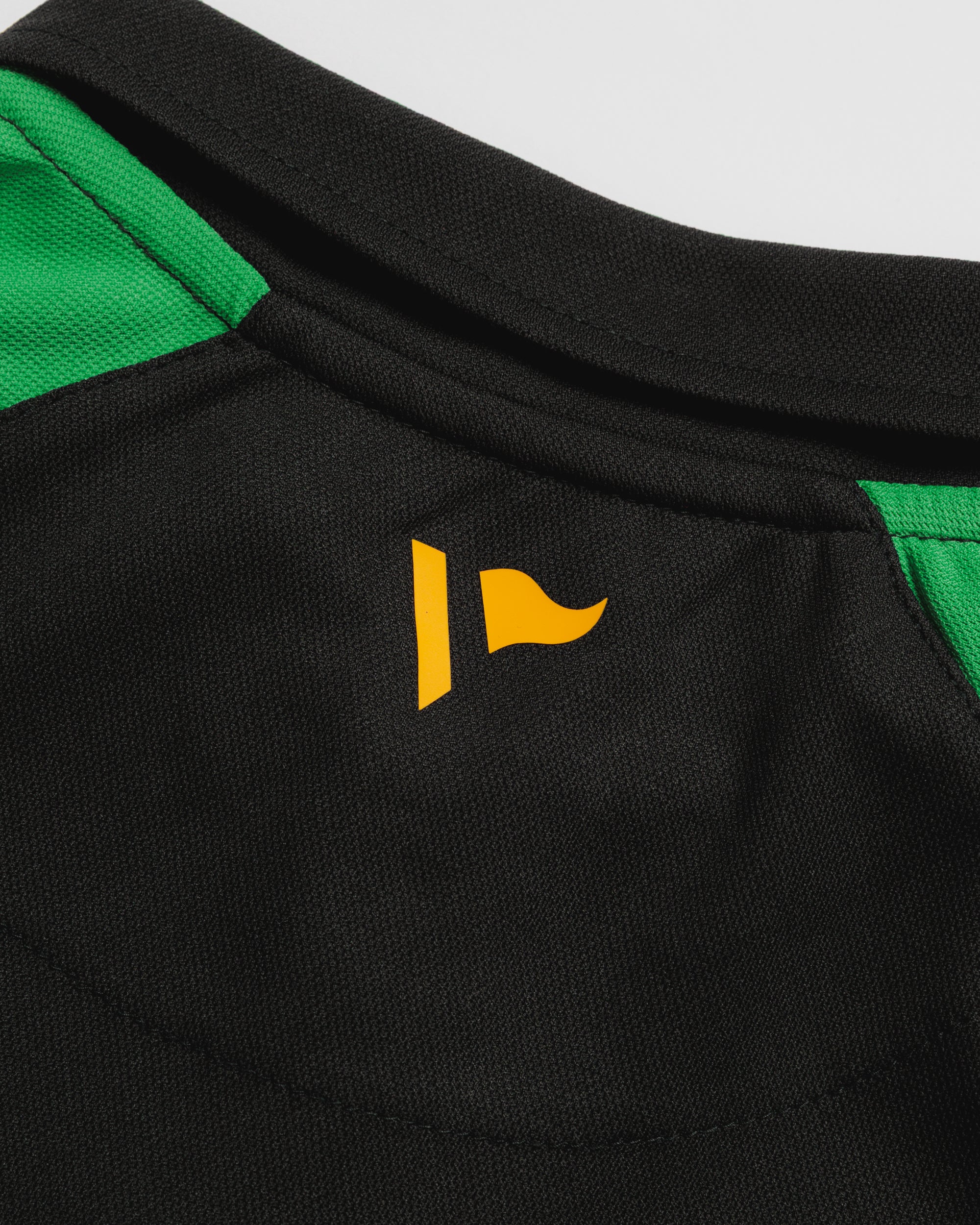 Vertex Polo -Black/Emerald/Amber