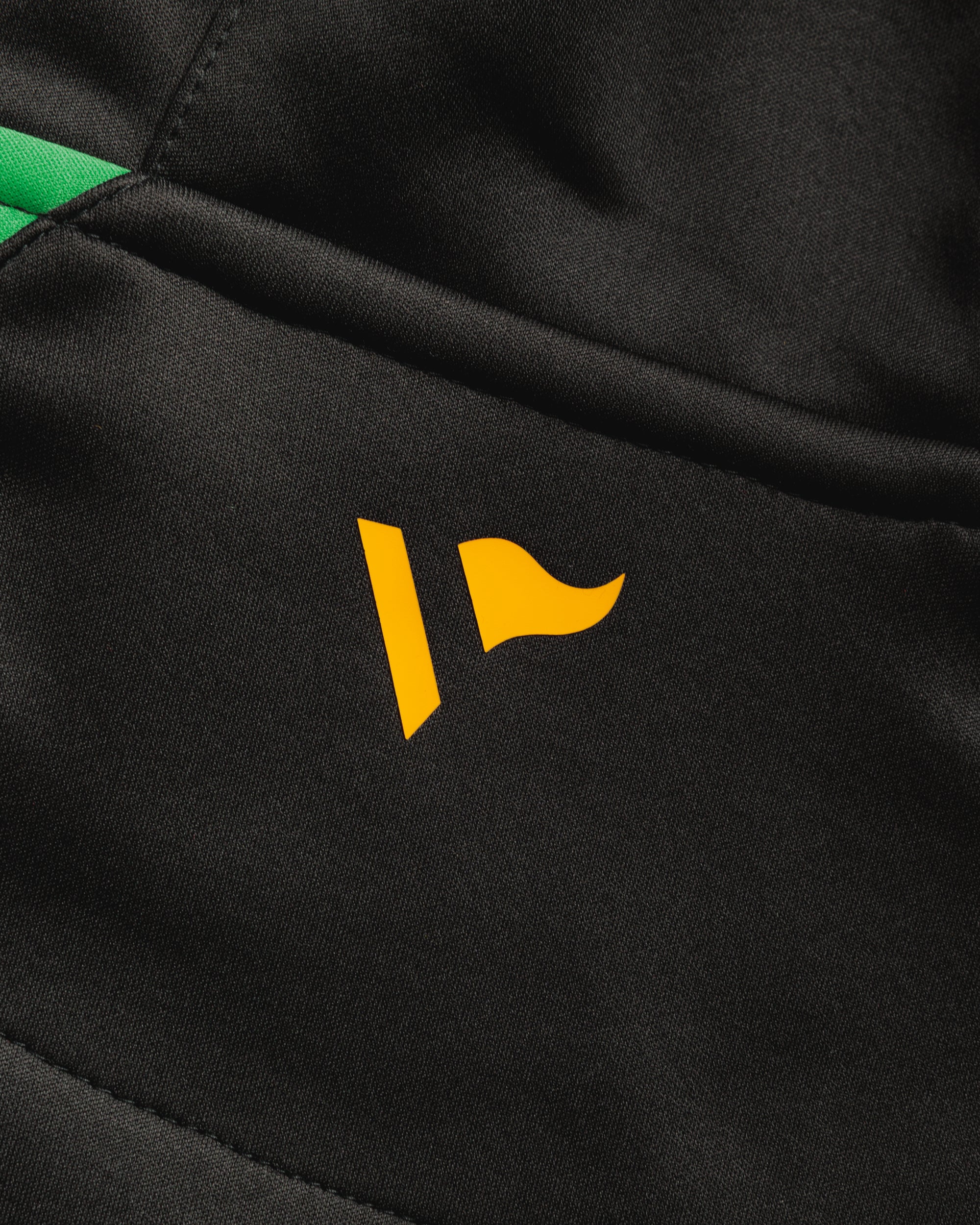 Vertex Hoodie -Black/Emerald/Amber