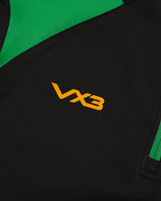 Vertex Quarter Zip -Black/Emerald/Amber