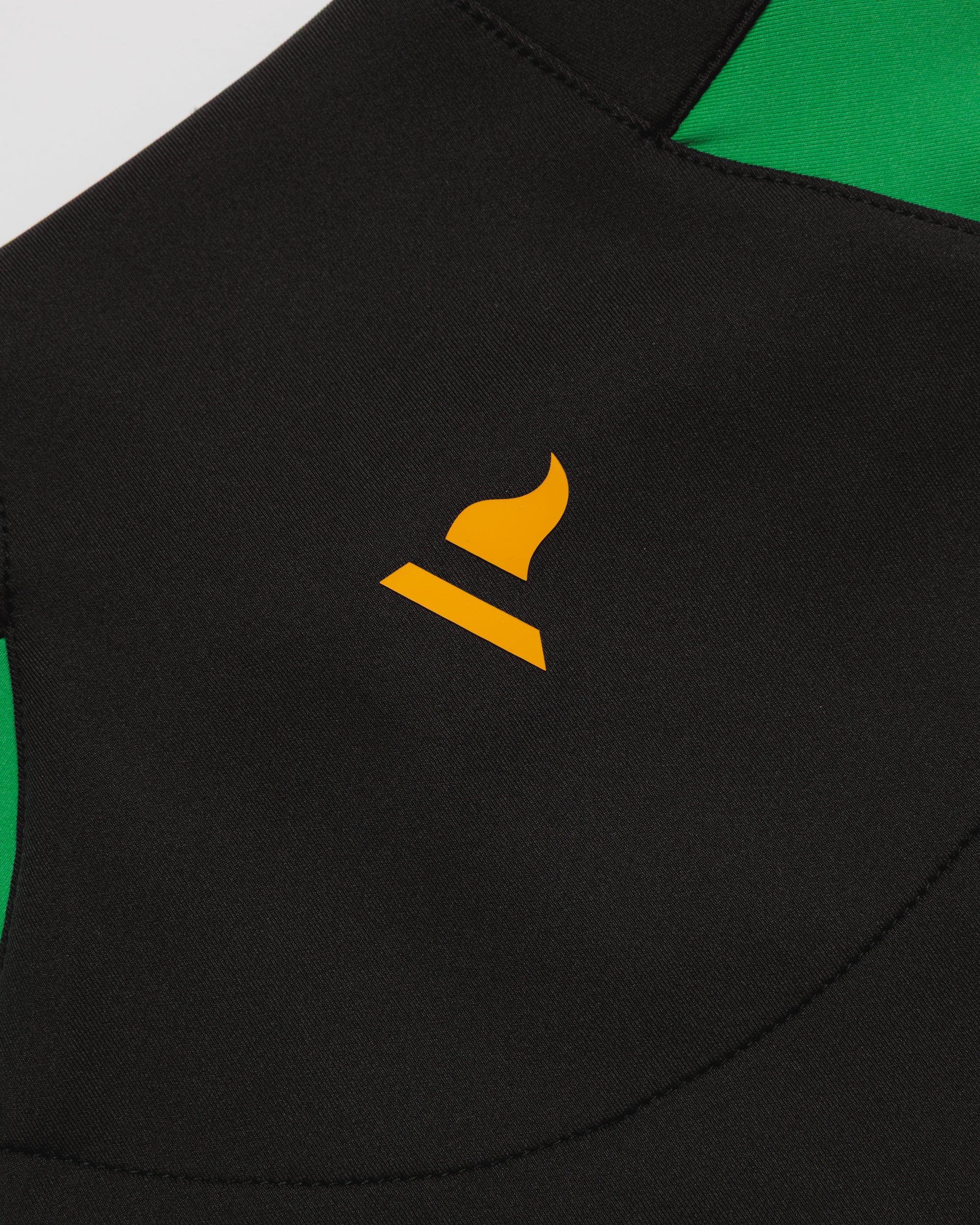 Vertex Quarter Zip -Black/Emerald/Amber