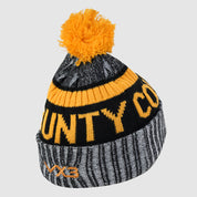 Newport County AFC Bobble Hat 23/24 Black/Amber
