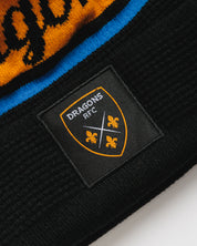 Dragons RFC 26/27 Bobble Hat Black/Dragons Gold/Royal