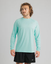 Tempo L/S Tee - Pale Aqua