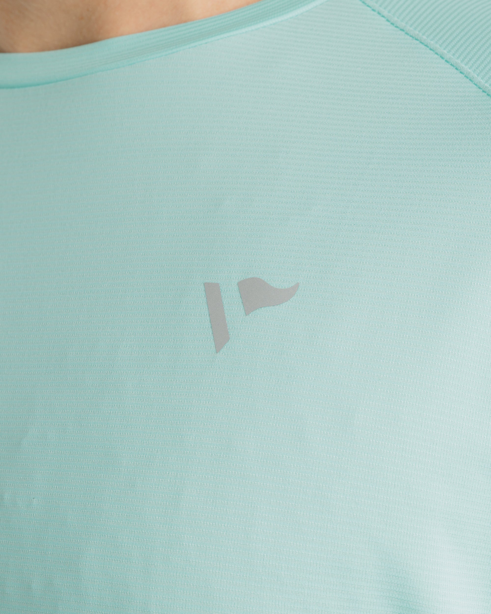Tempo L/S Tee - Pale Aqua