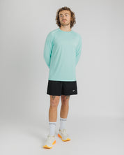Tempo L/S Tee - Pale Aqua