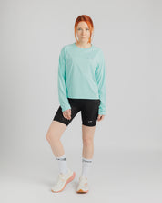 Tempo L/S Tee Women's - Pale Aqua