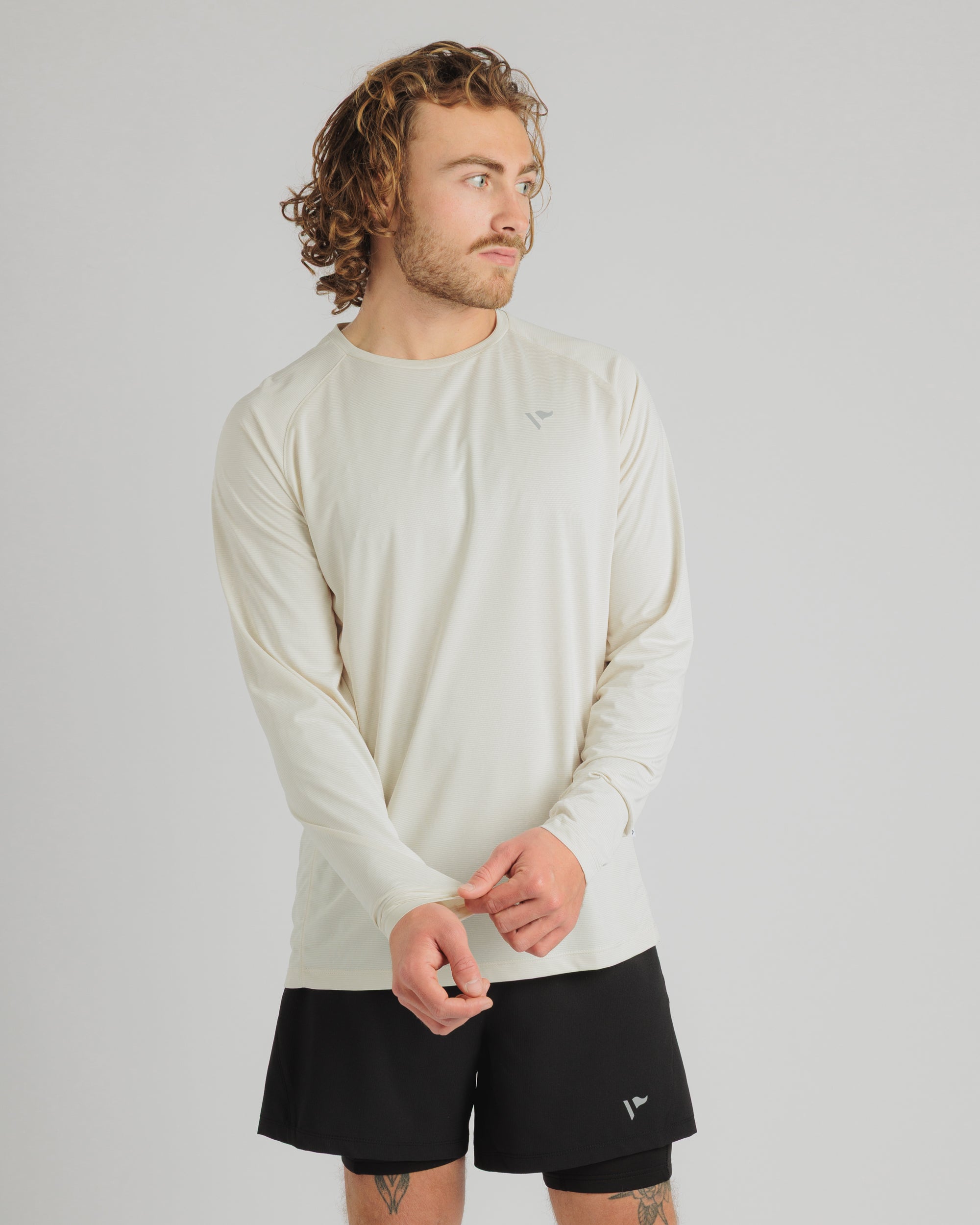 Tempo L/S Tee - Lightstone
