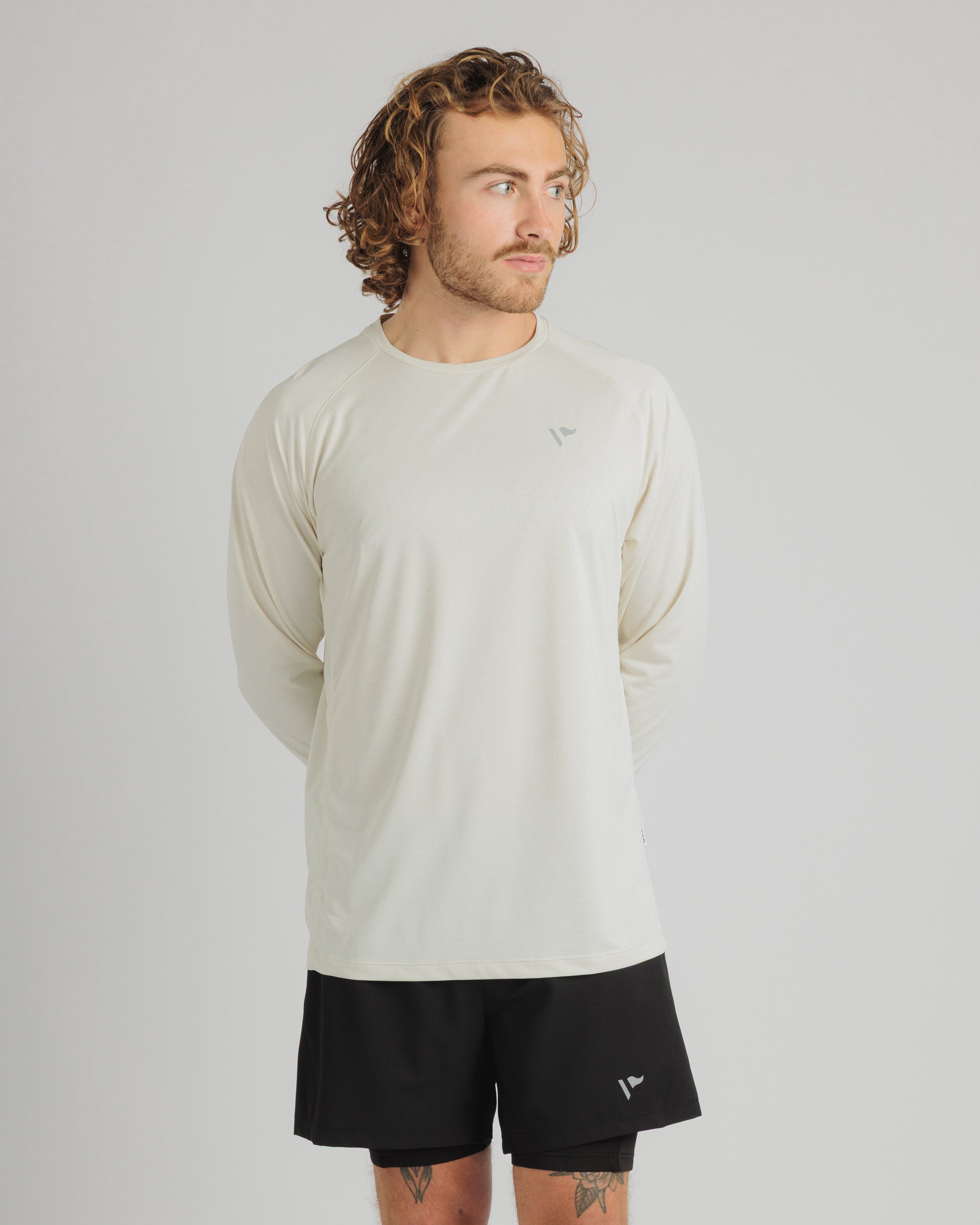 Tempo L/S Tee - Lightstone