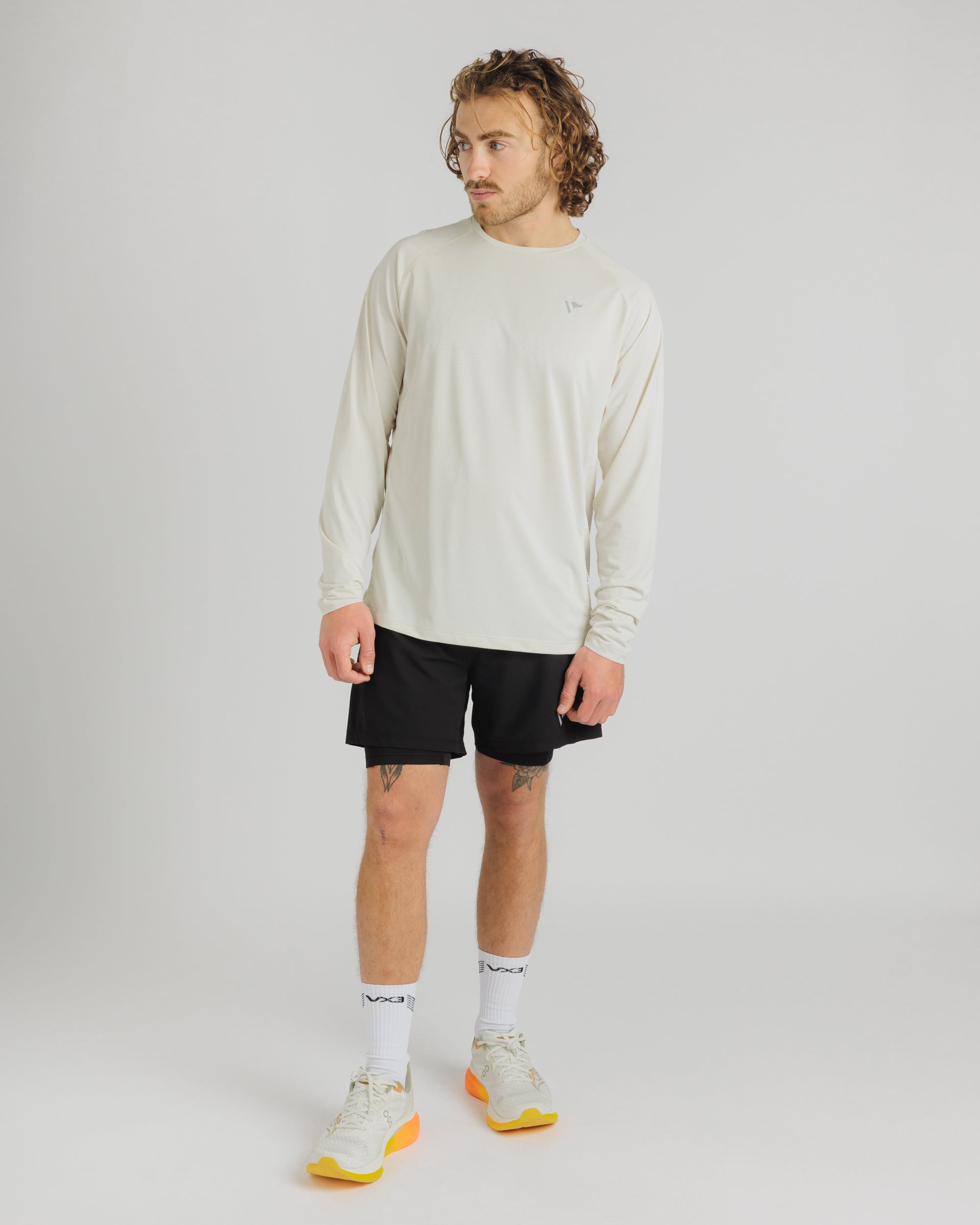 Tempo L/S Tee - Lightstone
