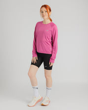Tempo L/S Tee Women's - Raspberry