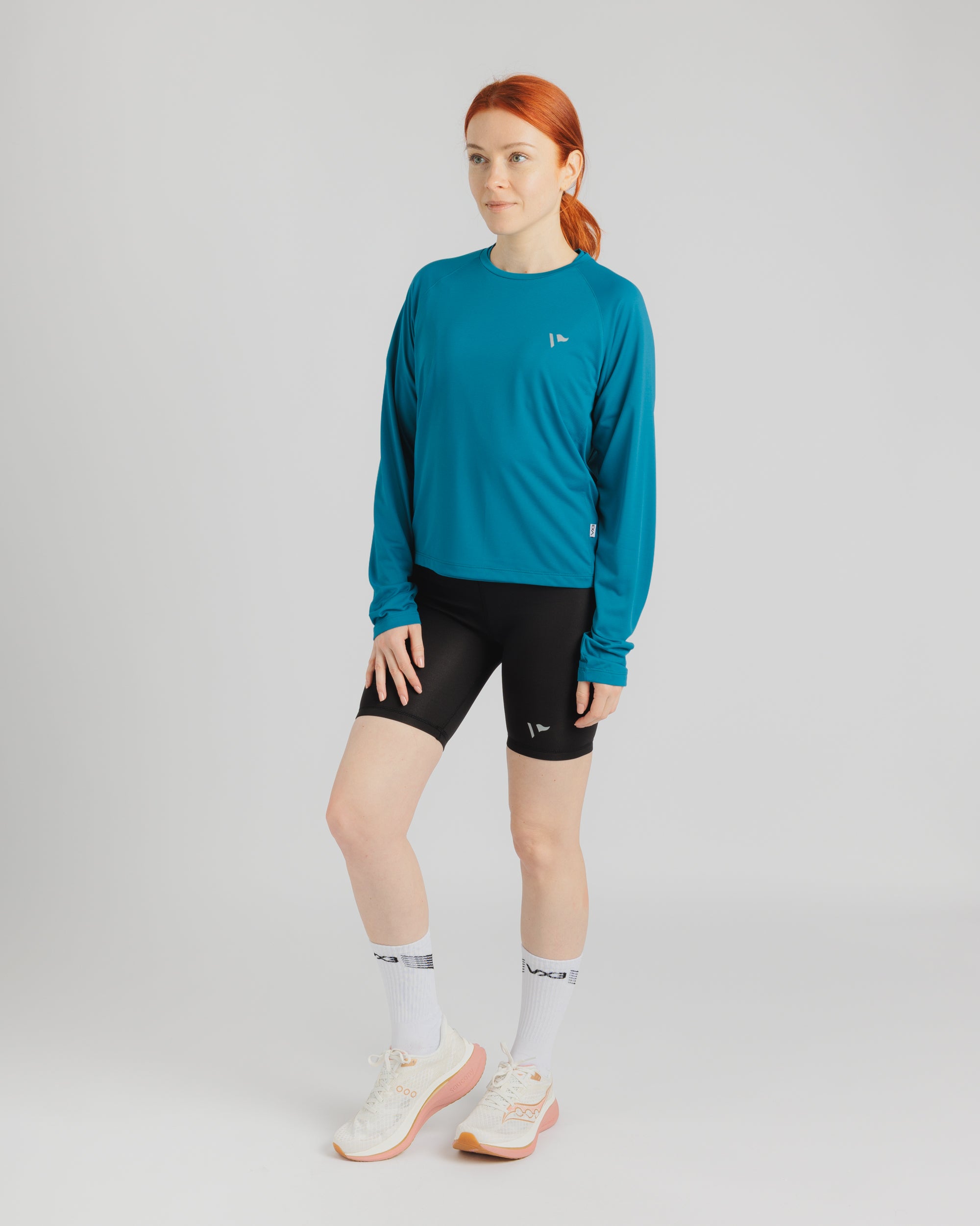 Tempo L/S Tee Women's - Deep Teal