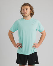 Tempo S/S Tee - Pale Aqua
