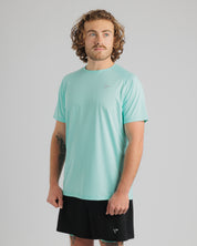 Tempo S/S Tee - Pale Aqua