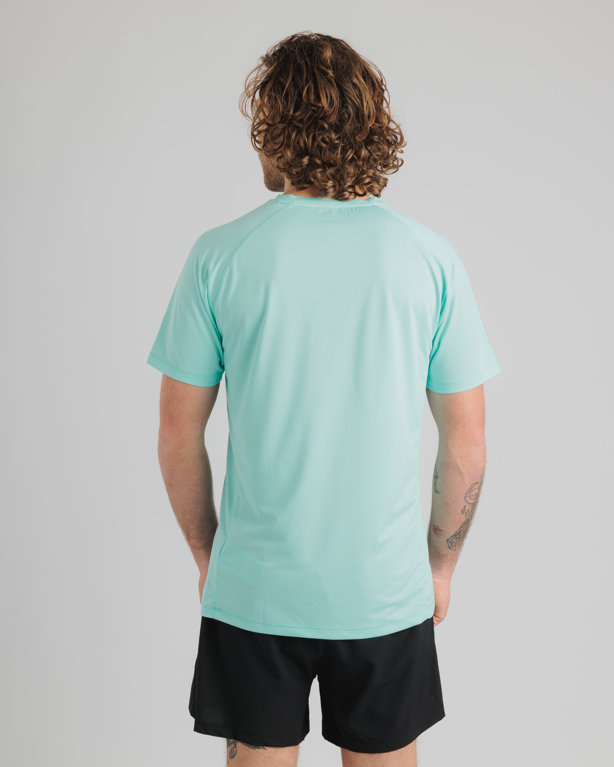 Tempo S/S Tee - Pale Aqua