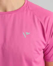 Tempo S/S Tee - Raspberry