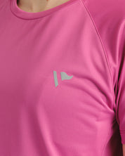 Tempo S/S Tee Women's - Raspberry