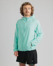 Running Jacket - Pale Aqua