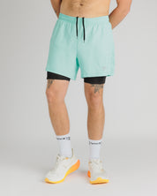 2-in-1 Short - Pale Aqua