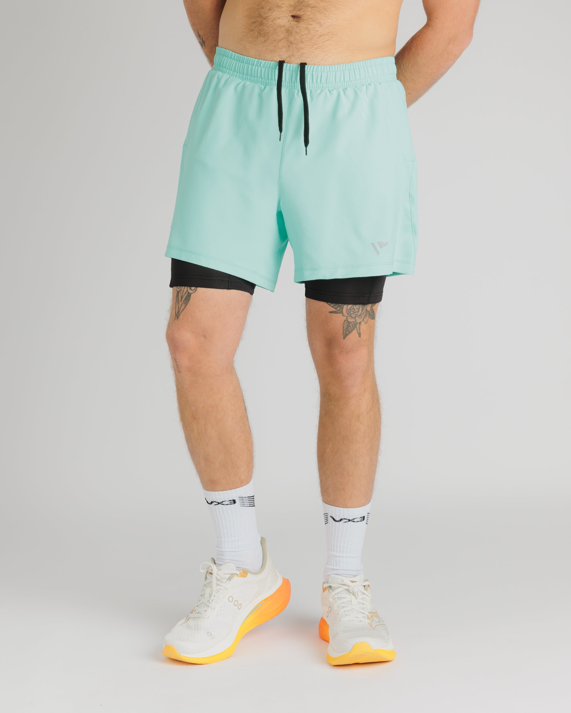 2-in-1 Short - Pale Aqua