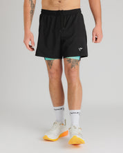 Alta Via 2-in-1 Short - Black/Multi