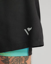 Alta Via 2-in-1 Short - Black/Multi