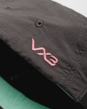 Linear 5 Panel Run Cap - Black