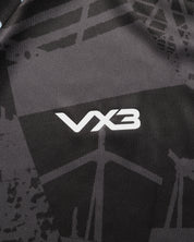 Exeter Chiefs 26/27 Vertex Training Tee Black/Light Blue/White