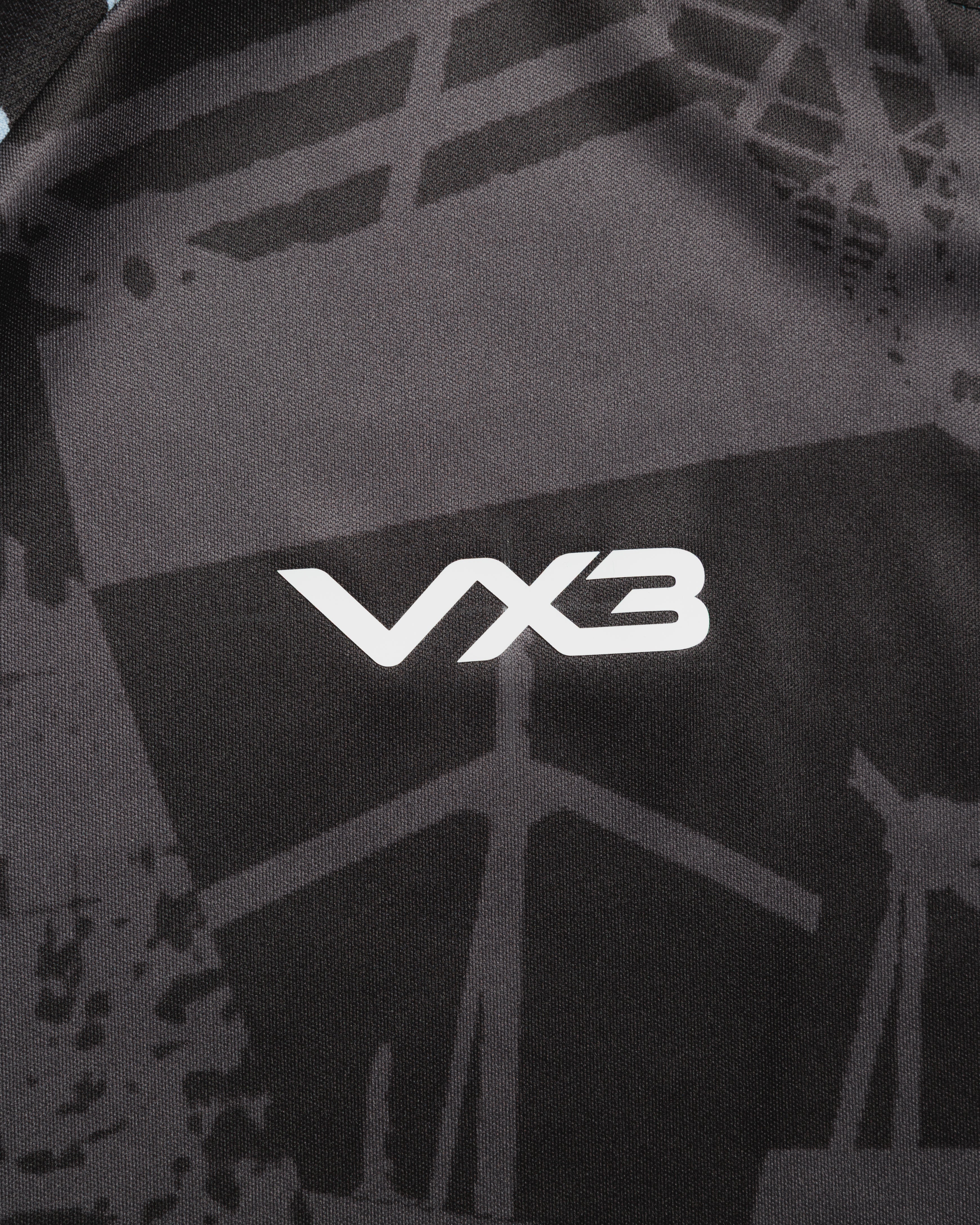 Exeter Chiefs 26/27 Vertex Training Tee Black/Light Blue/White