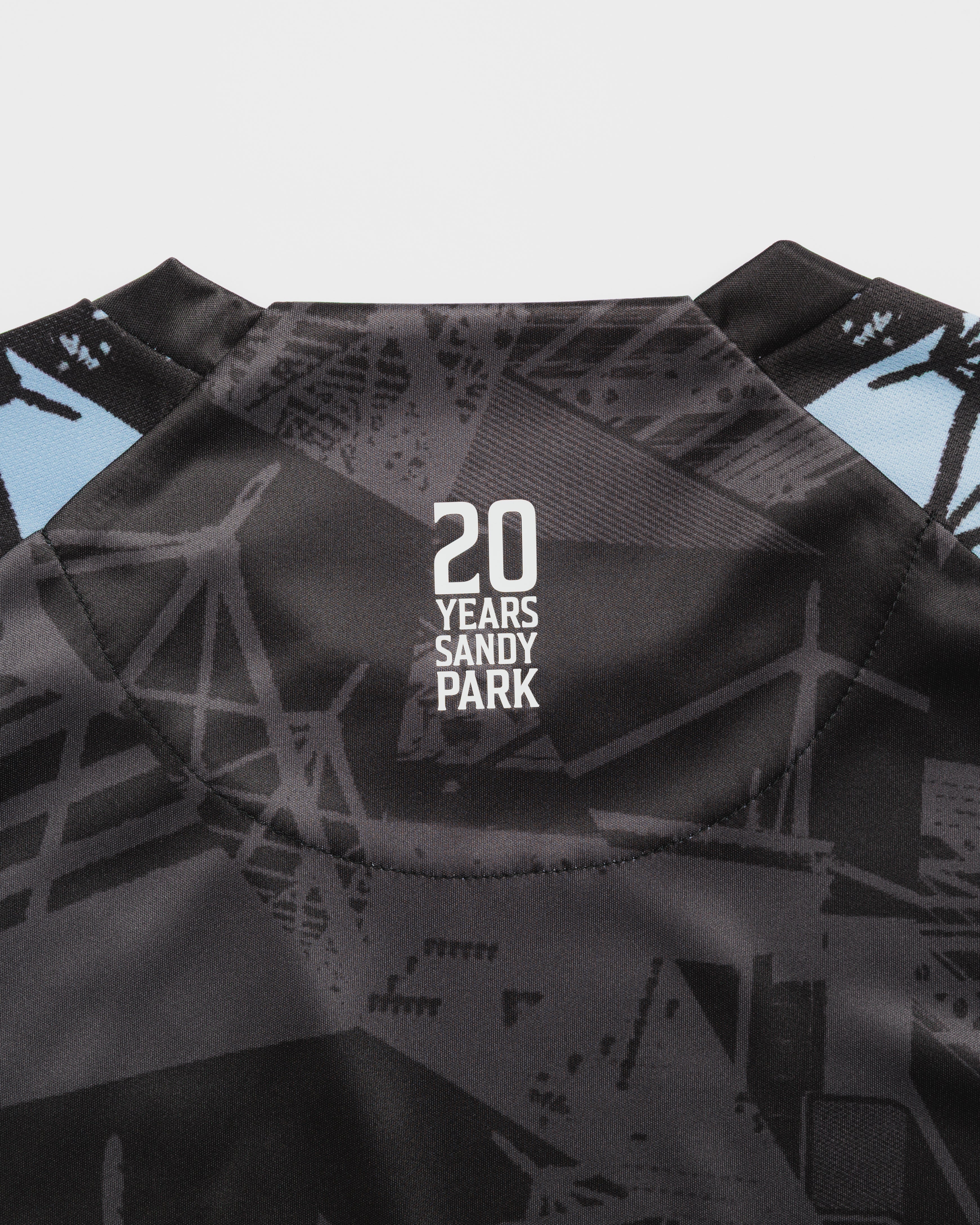 Exeter Chiefs 26/27 Vertex Training Tee Black/Light Blue/White