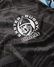 Exeter Chiefs 26/27 Vertex Training Tee Youth Black/Light Blue/White