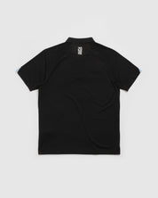Exeter Chiefs 26/27 Vertex Polo Shirt Black/Blue