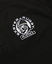 Exeter Chiefs 26/27 Vertex Polo Shirt Black/Blue