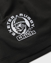 Exeter Chiefs 26/27 Vertex Travel Shorts Black/Light Blue