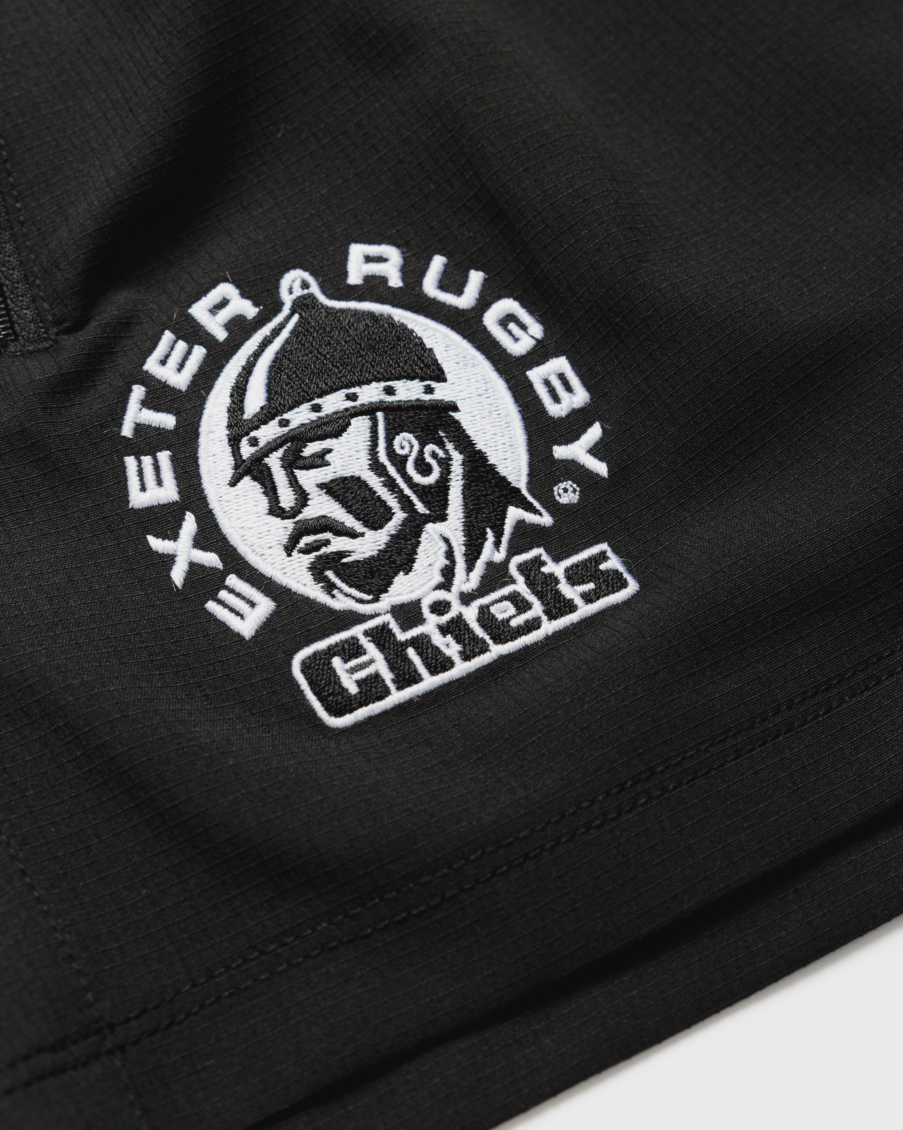 Exeter Chiefs 26/27 Vertex Travel Shorts Black/Light Blue
