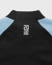 Exeter Chiefs 26/27 Vertex Half Zip Top Black/Light Blue/White