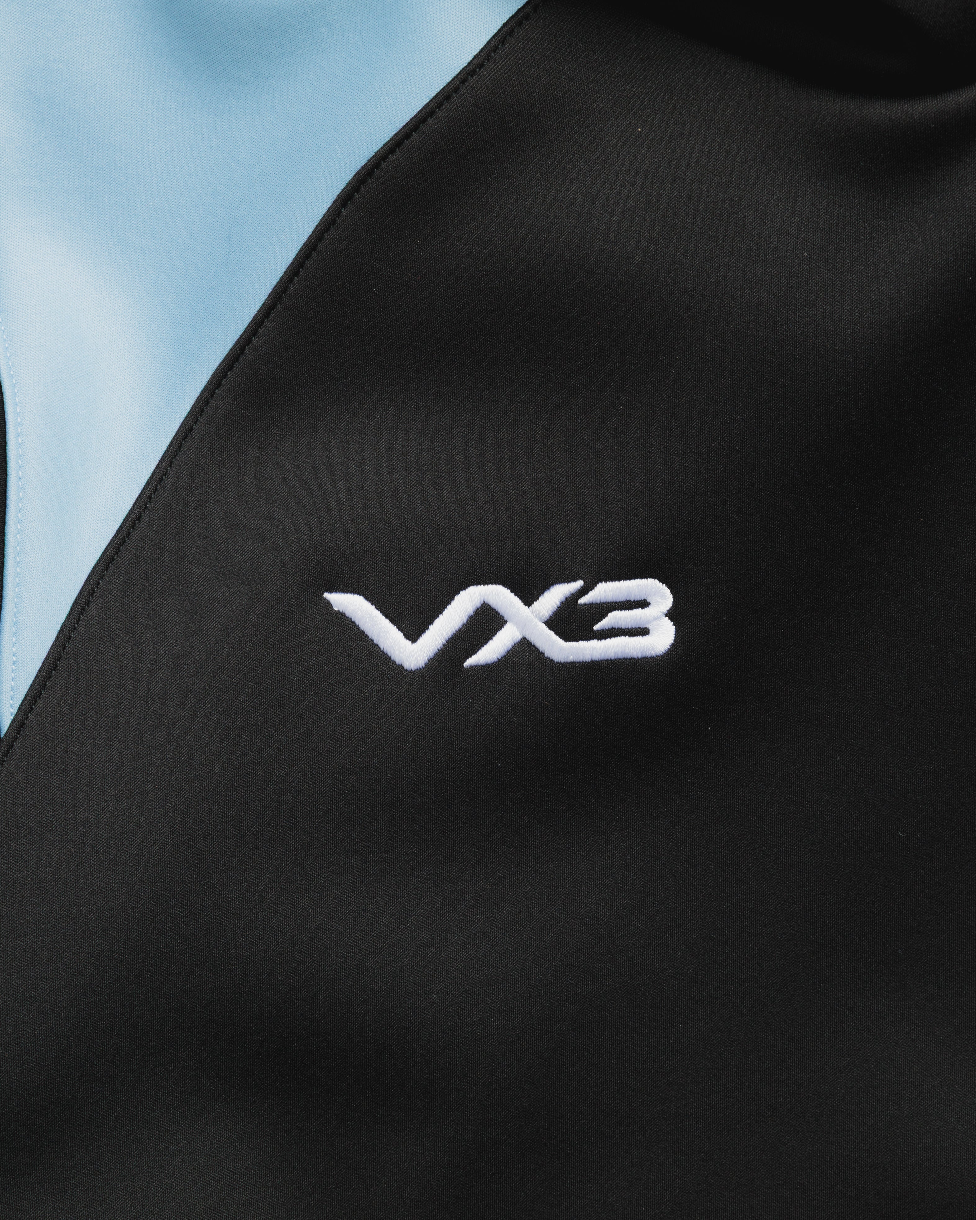 Exeter Chiefs 26/27 Vertex Training Hoodie Youth Black/Light Blue/White