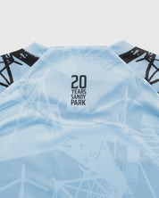 Exeter Chiefs 26/27 Vertex Training Tee Youth Light Blue/Black/White