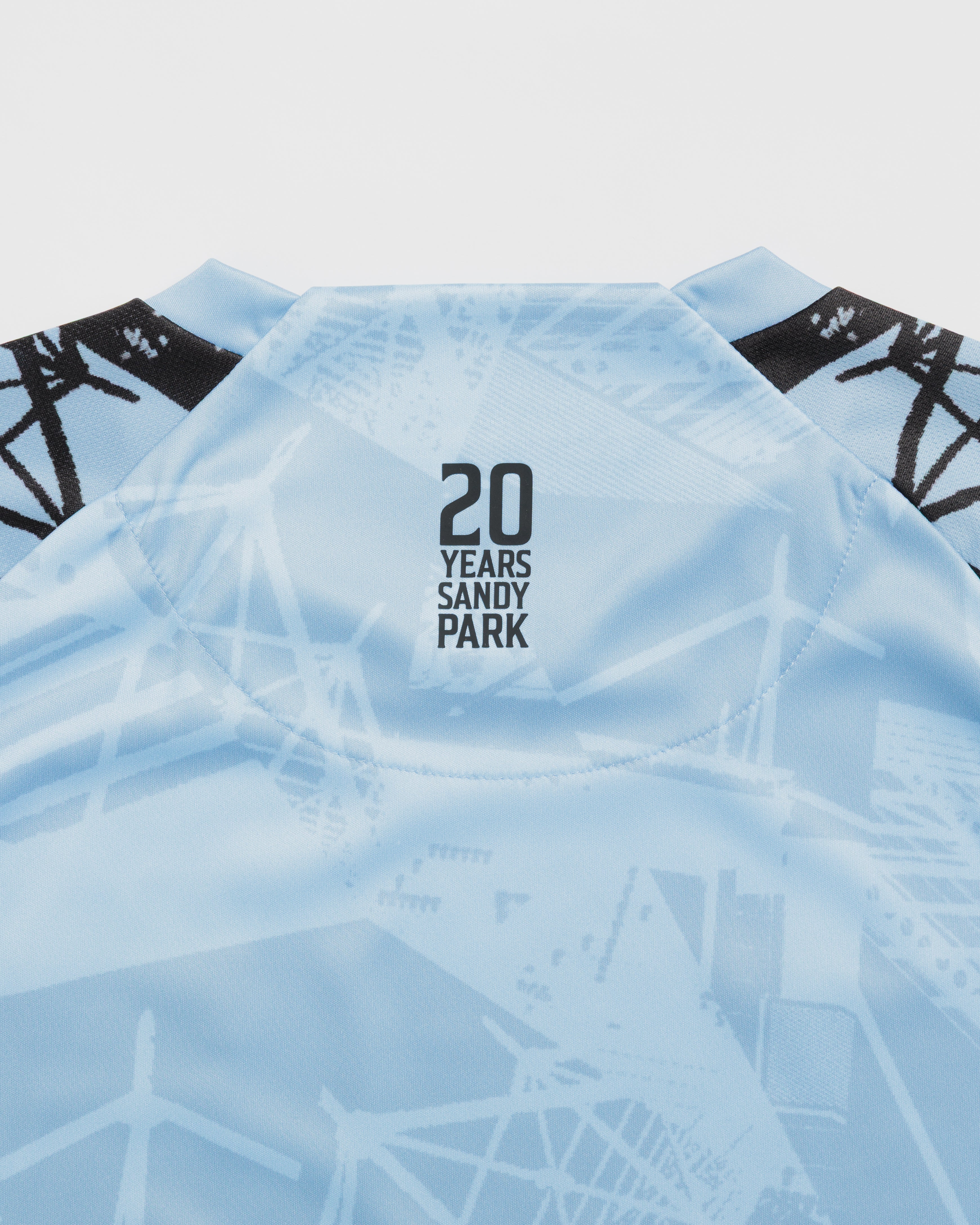 Exeter Chiefs 26/27 Vertex Training Tee Youth Light Blue/Black/White