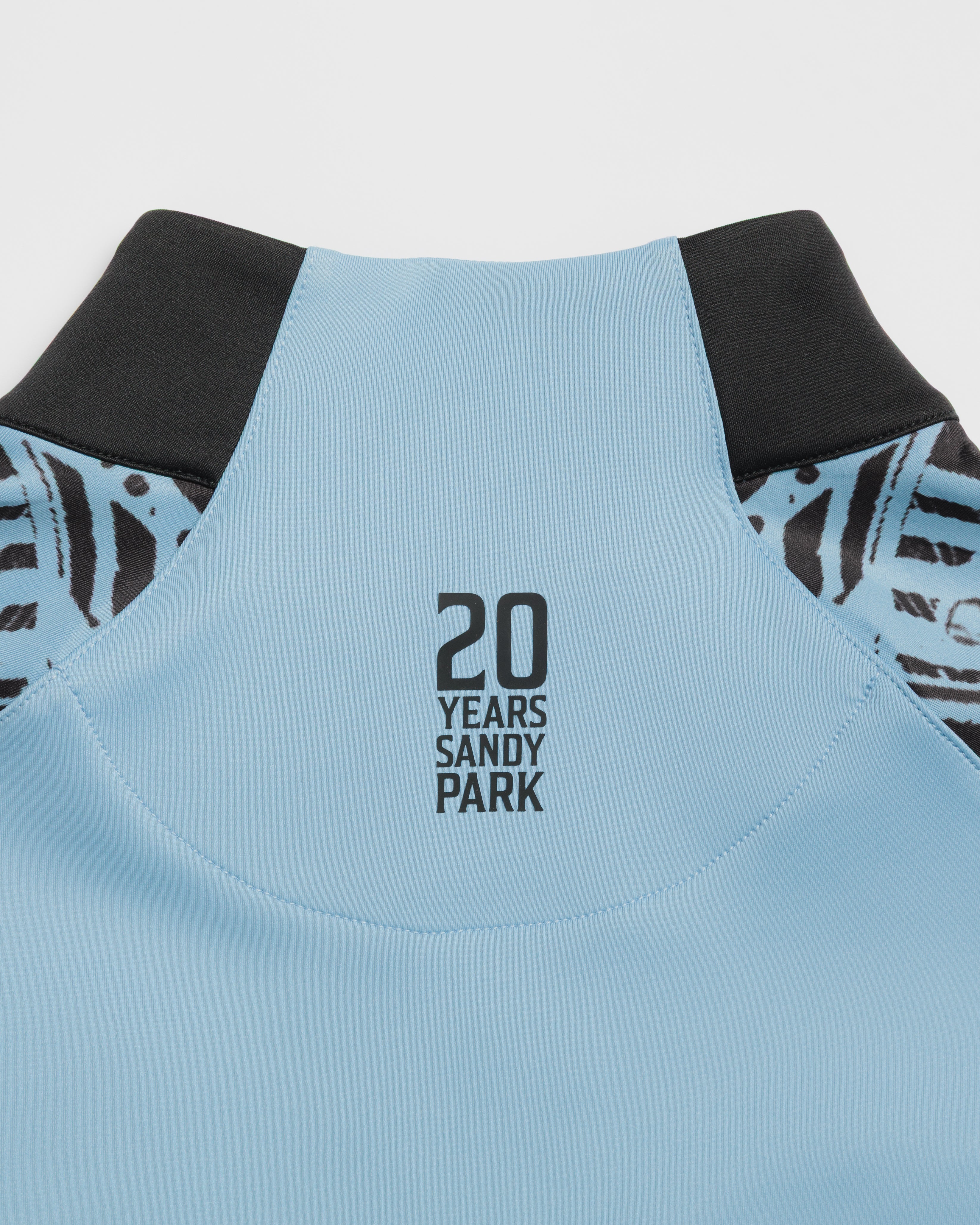 Exeter Chiefs 26/27 Vertex Half Zip Top Light Blue/Black/White