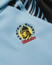 Exeter Chiefs 26/27 Vertex Training Hoodie Light Blue/Black/White