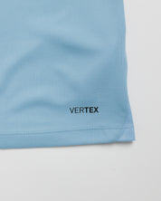 Exeter Chiefs 26/27 Vertex Polo Shirt Light Blue/Black/White