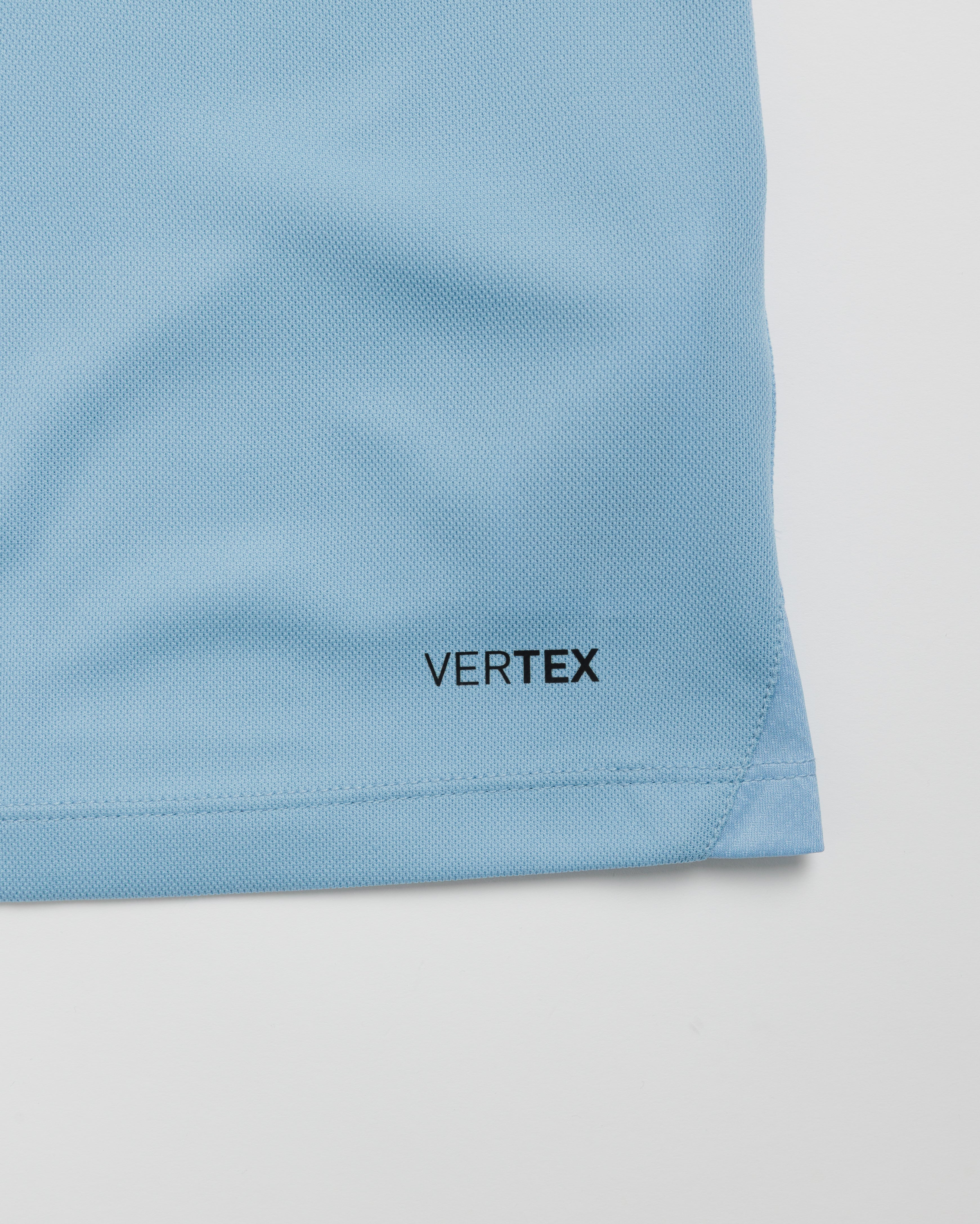Exeter Chiefs 26/27 Vertex Polo Shirt Light Blue/Black/White