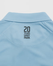 Exeter Chiefs 26/27 Vertex Polo Shirt Light Blue/Black/White