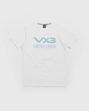 Exeter Chiefs 26/27 Invicta Tee White/Light Blue