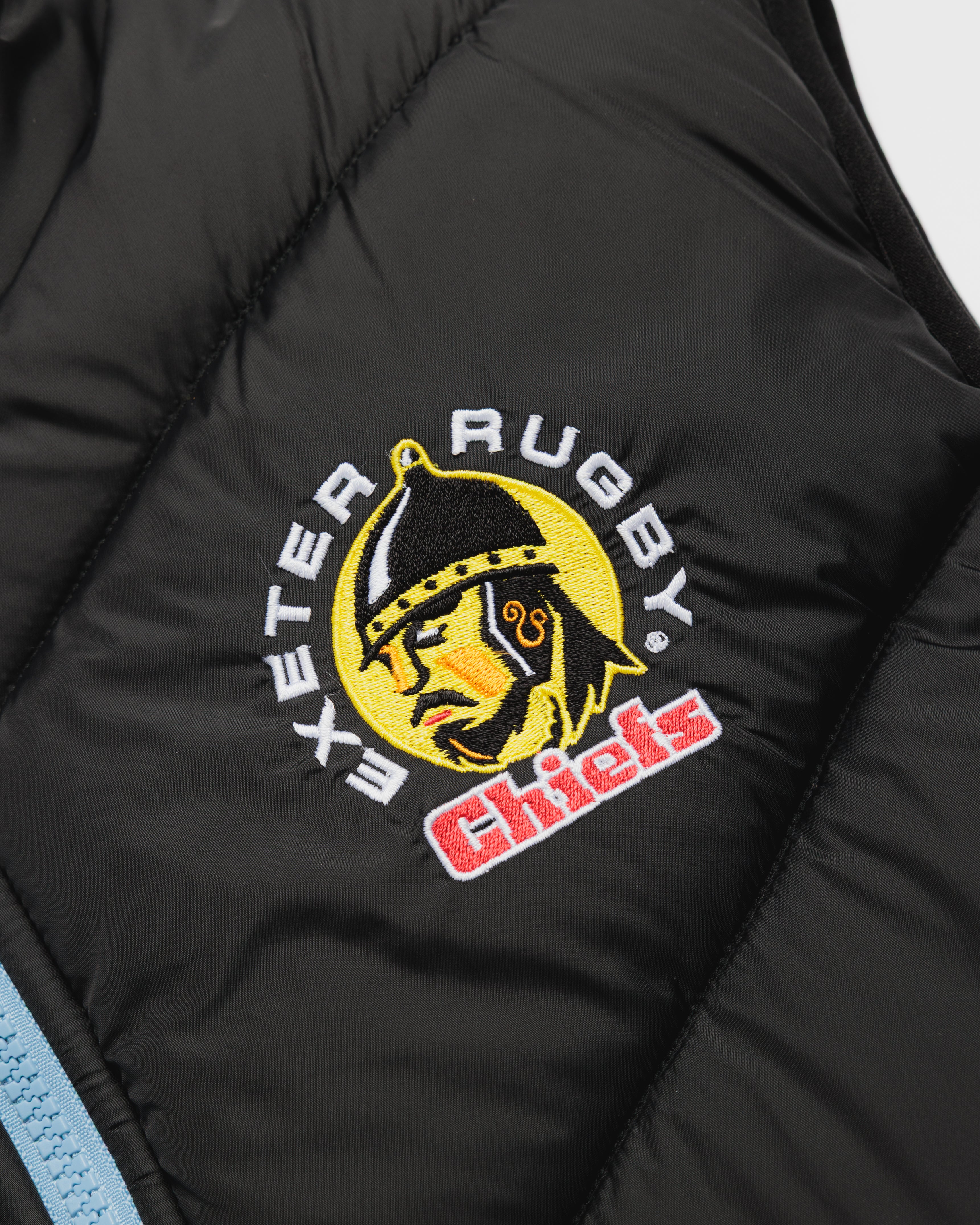 Exeter Chiefs 26/27 Ventus Gilet Black/Light Blue