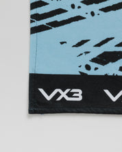 Exeter Chiefs 26/27 Towel Black/Light Blue/White