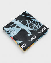 Exeter Chiefs 26/27 Towel Black/Light Blue/White