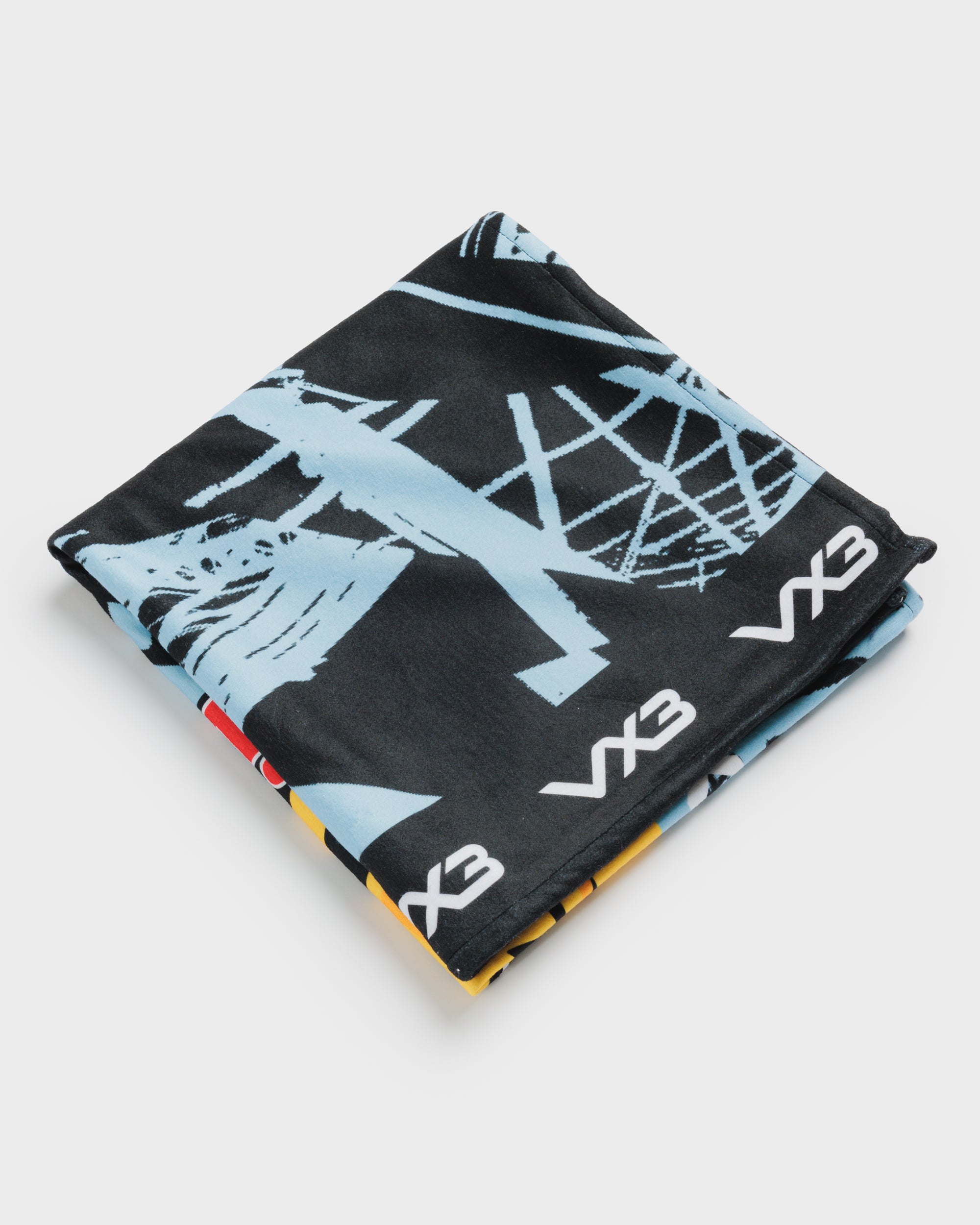 Exeter Chiefs 26/27 Towel Black/Light Blue/White