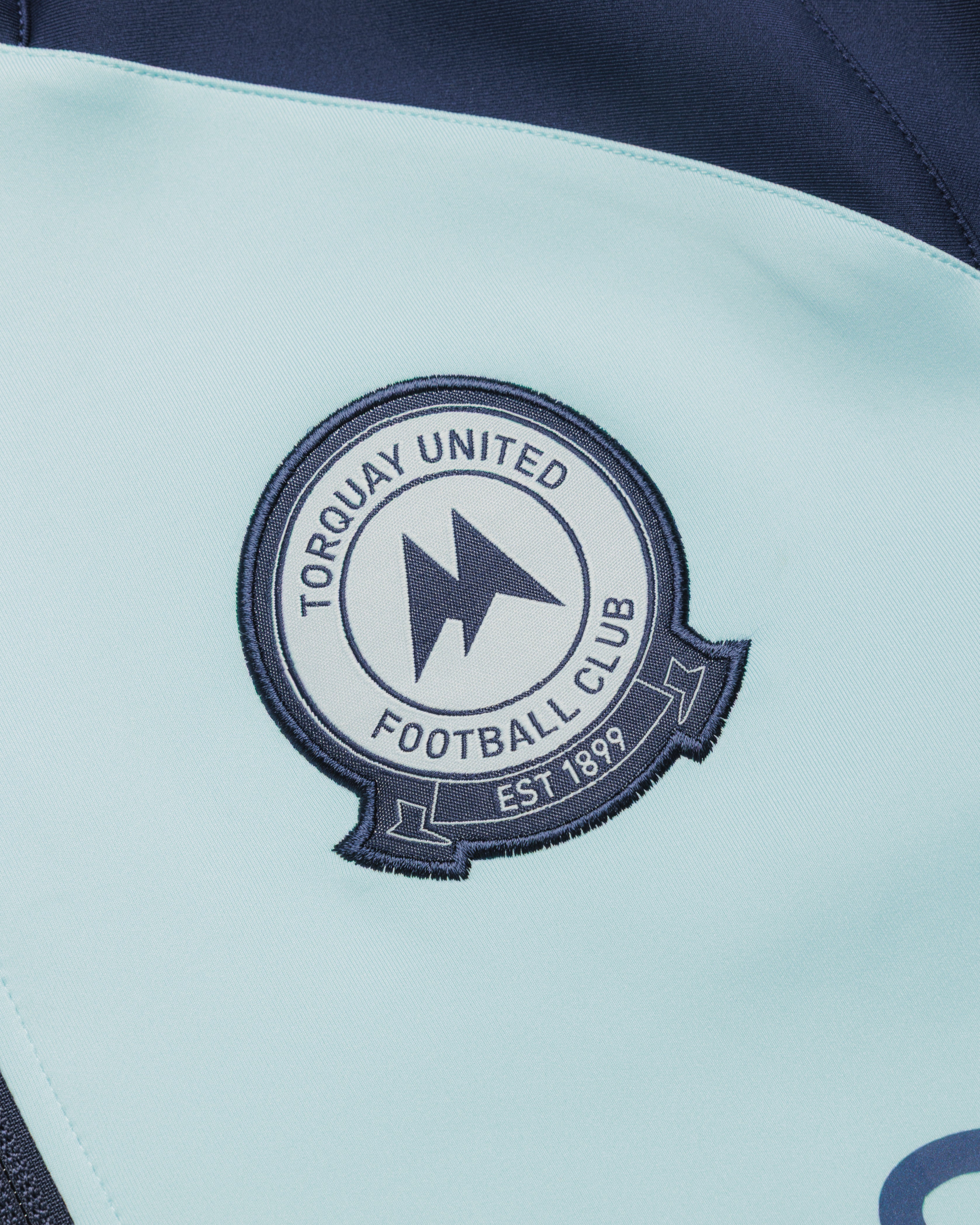Torquay United FC 26/27 Vertex Half Zip Top Clearwater/Navy
