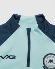 Torquay United FC 26/27 Vertex Half Zip Top Womens Clearwater/Navy
